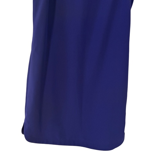 Ann Taylor LOFT Navy / Royal  Blue Sleeveless Sheath Dress Women’s Size 2 - Picture 4 of 12